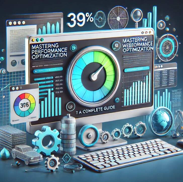 Illustration of link building strategies with various icons and graphs